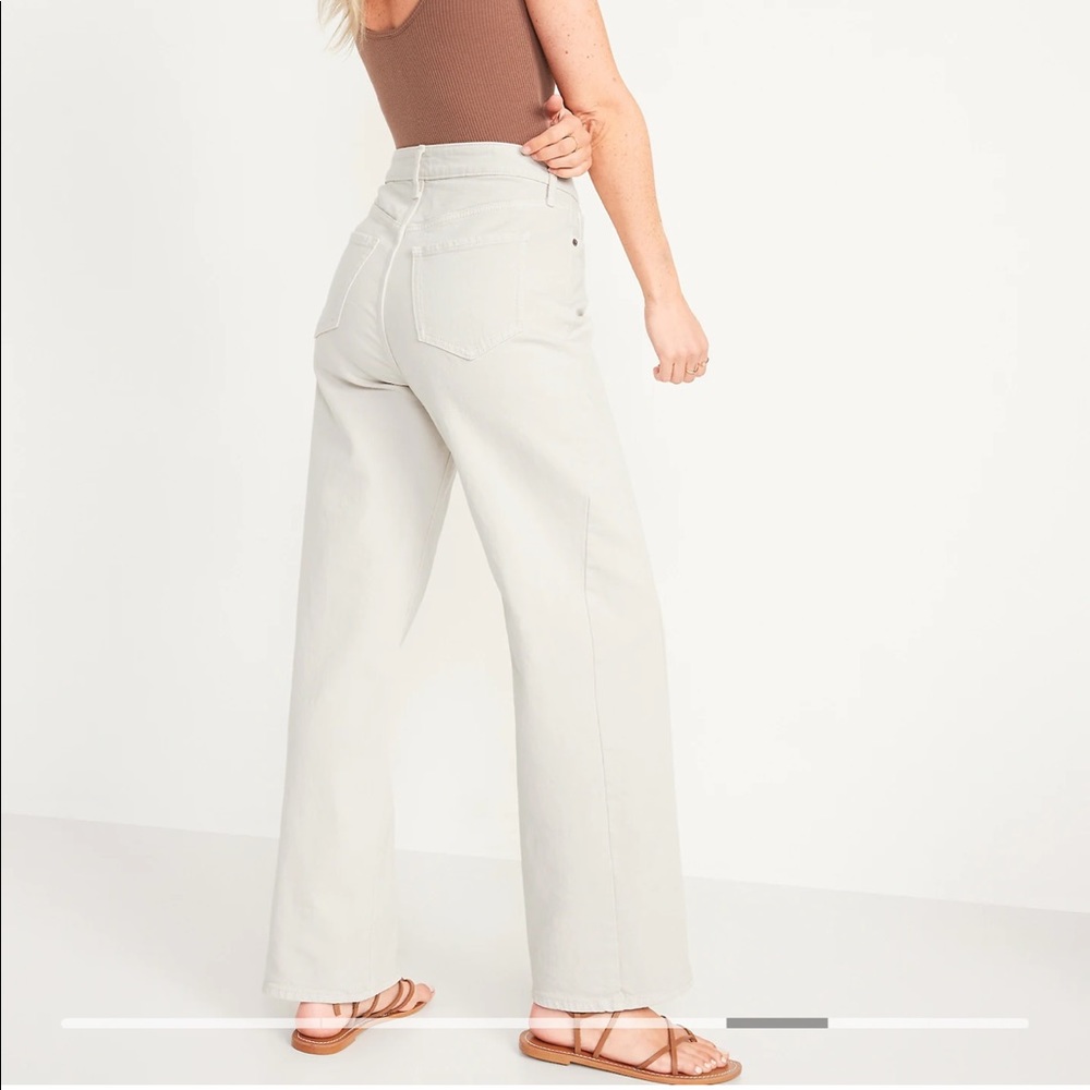 NWOT Old Navy Wide Leg Extra High Rise Jeans